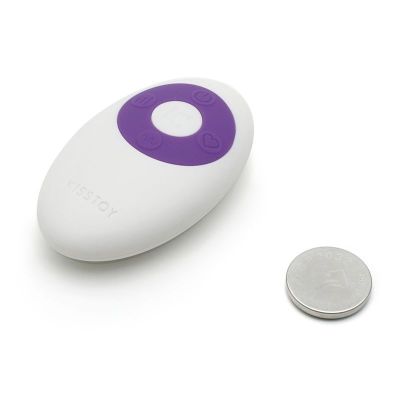 Вагінальні кульки з вібрацією KisToy Paula з пультом ДК, діаметр 3,2 см Вагінальні кульки з вібрацією KisToy Paula з пультом ДК, діаметр 3,2 см