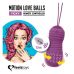 Вагінальні кульки з перлинним масажем FeelzToys Motion Love Balls Foxy з пультом ДК, 7 режимів Вагінальні кульки з перлинним масажем FeelzToys Motion Love Balls Foxy з пультом ДК, 7 режимів