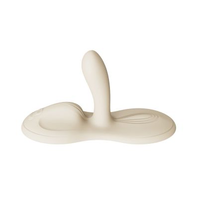 Sit-on-top смарт-вібратор Zalo – Flora Smart Vibrating Pad Ivory White, 9 моторів