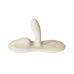 Sit-on-top смарт-вібратор Zalo – Flora Smart Vibrating Pad Ivory White, 9 моторів
