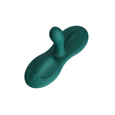 Sit-on-top смарт-вібратор Zalo – Flora Smart Vibrating Pad Turquoise Green, 9 моторів