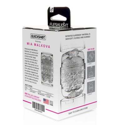 Мастурбатор Fleshlight Quickshot Mia Malkova, компактний, чудово для пар і мінету Мастурбатор Fleshlight Quickshot Mia Malkova, компактний, чудово для пар і мінету
