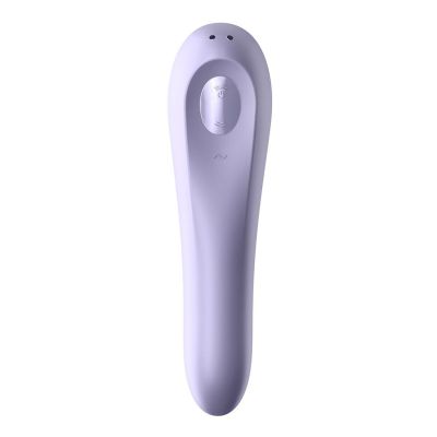 Смартвібратор і вакуумний стимулятор 2 в 1 Satisfyer Dual Pleasure Mauve Смартвібратор і вакуумний стимулятор 2 в 1 Satisfyer Dual Pleasure Mauve