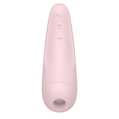 Вакуумний кліторальний стимулятор Satisfyer Curvy 2+ Pink з керуванням через інтернет