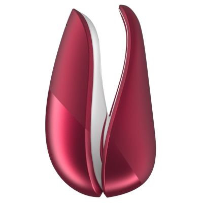 Вакуумний кліторальний стимулятор Womanizer Liberty Red, магнітна кришка, 2 насадки Вакуумний кліторальний стимулятор Womanizer Liberty Red, магнітна кришка, 2 насадки