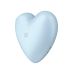 Вакуумний стимулятор-серце з вібрацією Satisfyer Cutie Heart Blue