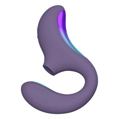 Кліторально-вагінальний звуковий стимулятор LELO Enigma Double Sonic Cyber Purple