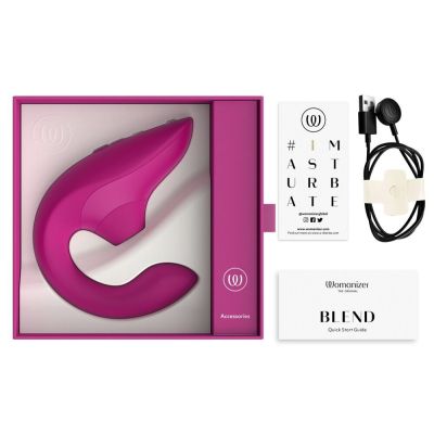 Вакуумний кліторальний стимулятор Womanizer Blend Vibrant Pink