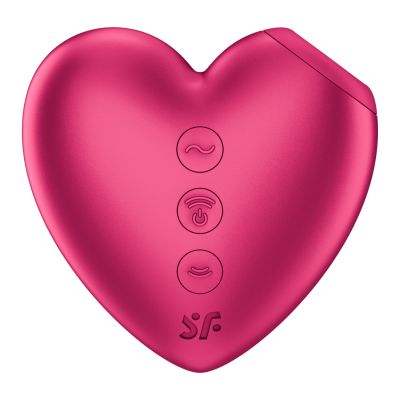 Вакуумний стимулятор-серце з вібрацією Satisfyer Cutie Heart Battery Series Вакуумний стимулятор-серце з вібрацією Satisfyer Cutie Heart Battery Series
