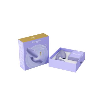 Подвійний вакуумний кліторальний стимулятор Womanizer Duo 2 — Lilac, незалежні мотори Подвійний вакуумний кліторальний стимулятор Womanizer Duo 2 — Lilac, незалежні мотори