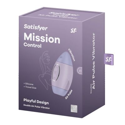 Вакуумний вібратор Satisfyer Mission Control Violet Вакуумний вібратор Satisfyer Mission Control Violet