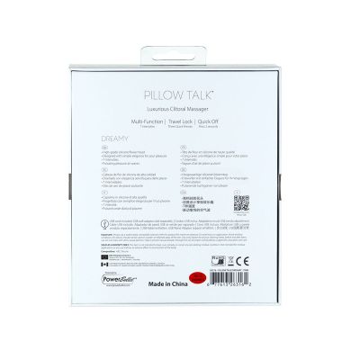 Розкішний вакуумний кліторальний стимулятор Pillow Talk — Dreamy Pink із кристалом Swarovski