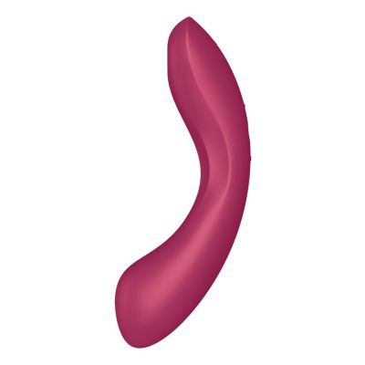 Вакуумний стимулятор з вібрацією Satisfyer Curvy Trinity 1 Red, іграшка «3 в 1»