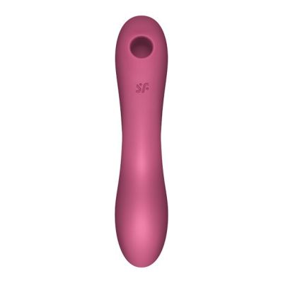 Вакуумний стимулятор із вібрацією Satisfyer Curvy Trinity 3 Red