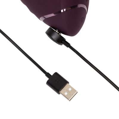 Подвійний вакуумний кліторальний стимулятор з вібрацією Womanizer Next Duo - Dark Purple