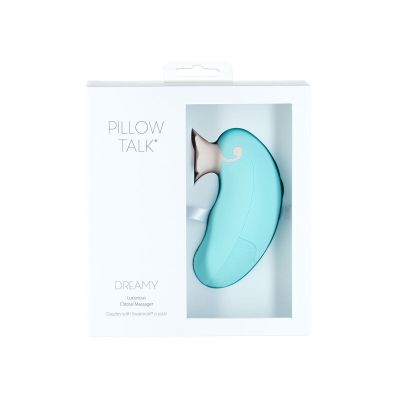 Розкішний вакуумний кліторальний стимулятор Pillow Talk — Dreamy Teal із кристалом Swarovski