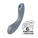 Вакуумний стимулятор із вібрацією Satisfyer Curvy Trinity 1 Bluegrey, іграшка «3 в 1»