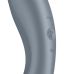 Вакуумний стимулятор із вібрацією Satisfyer Curvy Trinity 1 Bluegrey, іграшка «3 в 1»