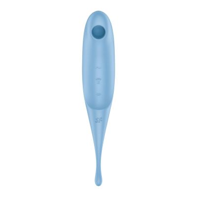 Вібратор для клітора з вакуумною стимуляцією Satisfyer Twirling Pro Blue Вібратор для клітора з вакуумною стимуляцією Satisfyer Twirling Pro Blue