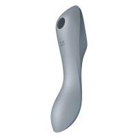 Вакуумний стимулятор із вібрацією Satisfyer Curvy Trinity 3 BlueGrey