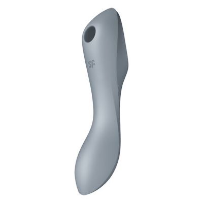 Вакуумний стимулятор із вібрацією Satisfyer Curvy Trinity 3 BlueGrey