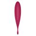 Смартвібратор для клітора з вакуумною стимуляцією Satisfyer Twirling Pro+ Dark Red