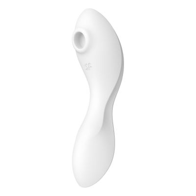 Вакуумний смартстимулятор із вібрацією Satisfyer Curvy Trinity 5 (White), керування зі смартфона