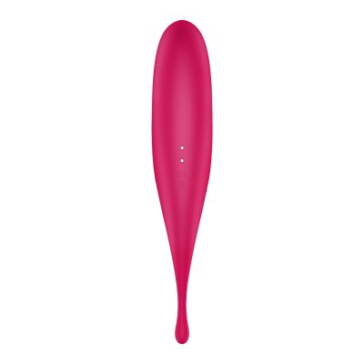Вібратор для клітора з вакуумною стимуляцією Satisfyer Twirling Pro Red Вібратор для клітора з вакуумною стимуляцією Satisfyer Twirling Pro Red