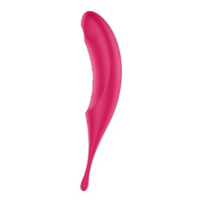 Вібратор для клітора з вакуумною стимуляцією Satisfyer Twirling Pro Red Вібратор для клітора з вакуумною стимуляцією Satisfyer Twirling Pro Red