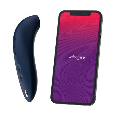 Вакуумний смартстимулятор для пар Melt by We-Vibe Midnight Blue, зручно поєднувати з проникним сексом