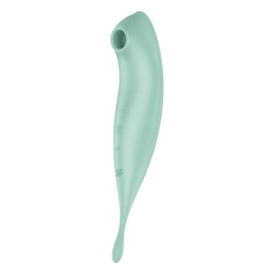 Смартвібратор для клітора з вакуумною стимуляцією Satisfyer Twirling Pro+ Mint Смартвібратор для клітора з вакуумною стимуляцією Satisfyer Twirling Pro+ Mint