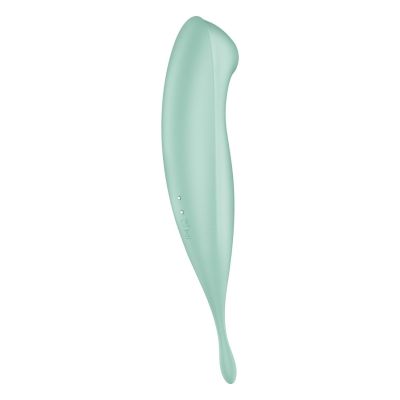 Смартвібратор для клітора з вакуумною стимуляцією Satisfyer Twirling Pro+ Mint Смартвібратор для клітора з вакуумною стимуляцією Satisfyer Twirling Pro+ Mint
