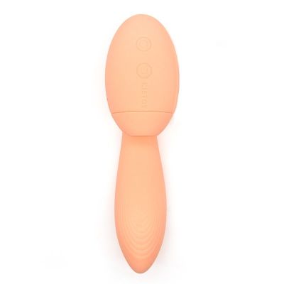 Вакуумний вібратор Kistoy Tina Mini Orange, вагінально-кліторальний Вакуумний вібратор Kistoy Tina Mini Orange, вагінально-кліторальний