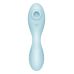 Вакуумний смартстимулятор із вібрацією Satisfyer Curvy Trinity 5 (Blue), керування зі смартфона