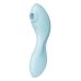 Вакуумний смартстимулятор із вібрацією Satisfyer Curvy Trinity 5 (Blue), керування зі смартфона
