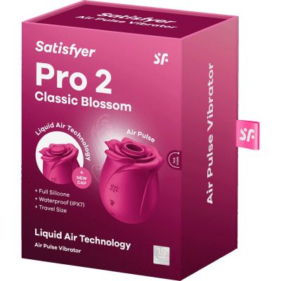 Вакуумний кліторальний стимулятор Satisfyer Pro 2 Classic Blossom, технологія Liquid Air Вакуумний кліторальний стимулятор Satisfyer Pro 2 Classic Blossom, технологія Liquid Air