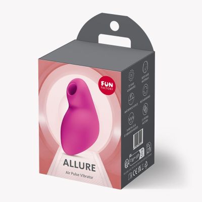 Вакуумний стимулятор Fun Factory Allure Magenta, 12 режимів вібрації, 11 рівнів вакууму, перезаряджуваний