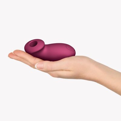 Вакуумний стимулятор Fun Factory Desire Wine Red, 11 режимів роботи, перезаряджуваний Вакуумний стимулятор Fun Factory Desire Wine Red, 11 режимів роботи, перезаряджуваний