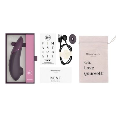 Вакуумний кліторальний стимулятор Womanizer Next Dark Purple Вакуумний кліторальний стимулятор Womanizer Next Dark Purple