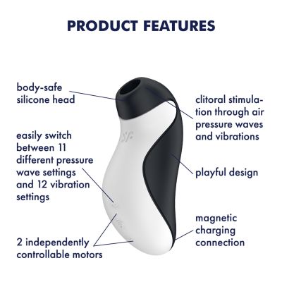 Вакуумний кліторальний стимулятор Satisfyer Orca Вакуумний кліторальний стимулятор Satisfyer Orca