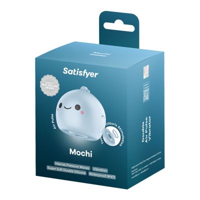 Вакуумний кліторальний стимулятор Satisfyer Mochi Frost Blue Вакуумний кліторальний стимулятор Satisfyer Mochi Frost Blue