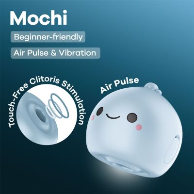 Вакуумний кліторальний стимулятор Satisfyer Mochi Frost Blue Вакуумний кліторальний стимулятор Satisfyer Mochi Frost Blue