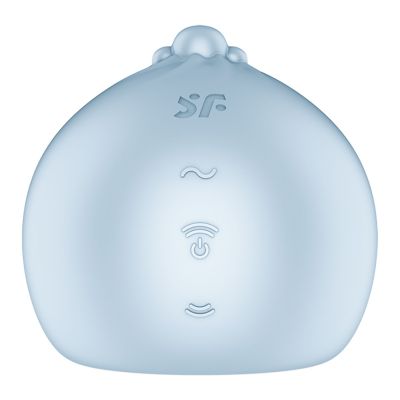 Вакуумний кліторальний стимулятор Satisfyer Mochi Frost Blue Вакуумний кліторальний стимулятор Satisfyer Mochi Frost Blue