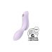 Вакуумний стимулятор із вібрацією Satisfyer Curvy Trinity 2 Violet