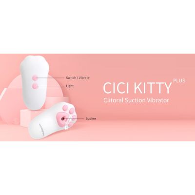 Вакуумний кліторальний стимулятор із вібрацією Otouch Cici Kity Plus