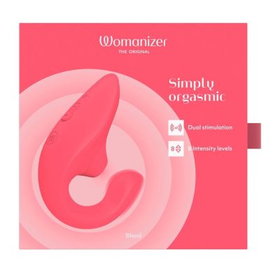Вакуумний кліторальний стимулятор Womanizer Blend Vibrant Rose Вакуумний кліторальний стимулятор Womanizer Blend Vibrant Rose