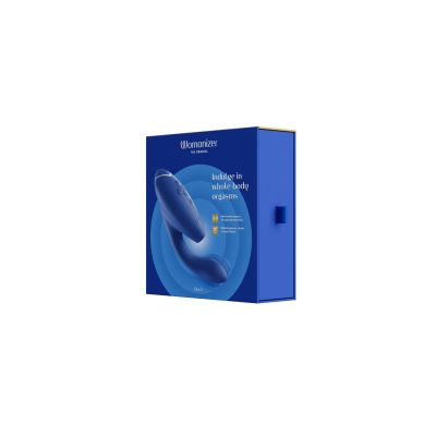 Подвійний вакуумний кліторальний стимулятор Womanizer Duo 2 — Blueberry, незалежні мотори Подвійний вакуумний кліторальний стимулятор Womanizer Duo 2 — Blueberry, незалежні мотори