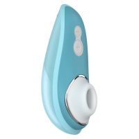 Вакуумний кліторальний стимулятор Womanizer Liberty Blue, магнітна кришка, 2 насадки 
