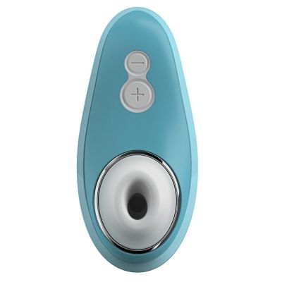 Вакуумний кліторальний стимулятор Womanizer Liberty Blue, магнітна кришка, 2 насадки