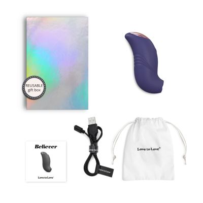 Вакуумний кліторальний стимулятор Love To Love BELIEVER - MIDNIGHT INDIGO Вакуумний кліторальний стимулятор Love To Love BELIEVER - MIDNIGHT INDIGO